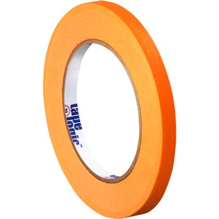 Tape Logic Masking Tape, 1/4x60 yd., Orange, PK144, 1/4" W x 60 yds L, Orange, 144 PK T931003D